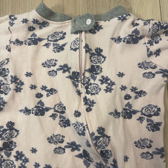 Burt's Bees floral Pink Kids pajamas - Picture 2 of 3
